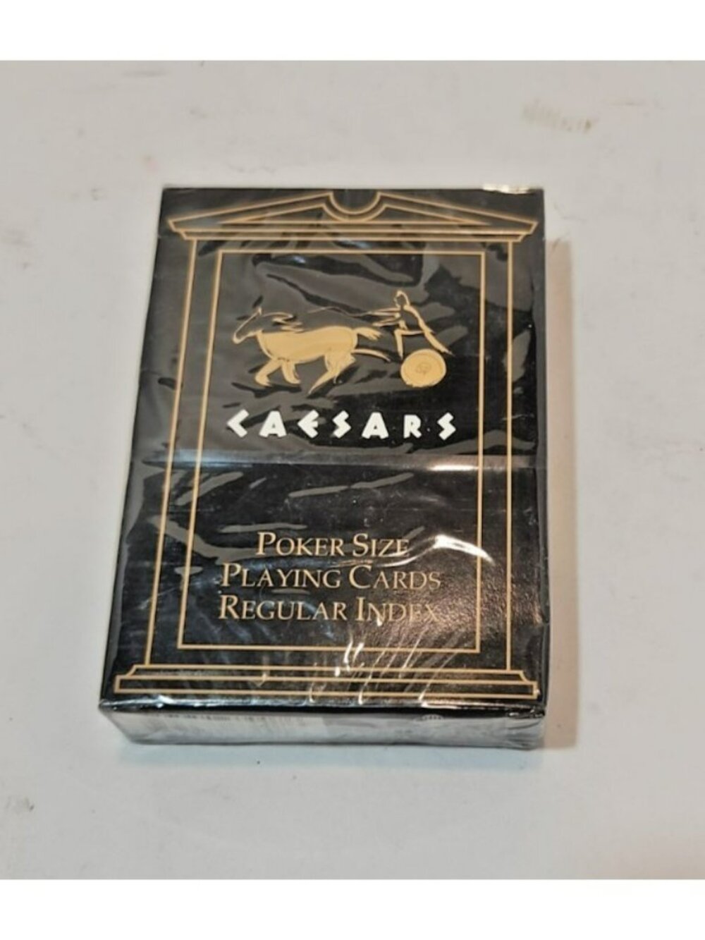 Caesars Casino Poker Size Linen Finish Quality Playing Cards NEW SEALED